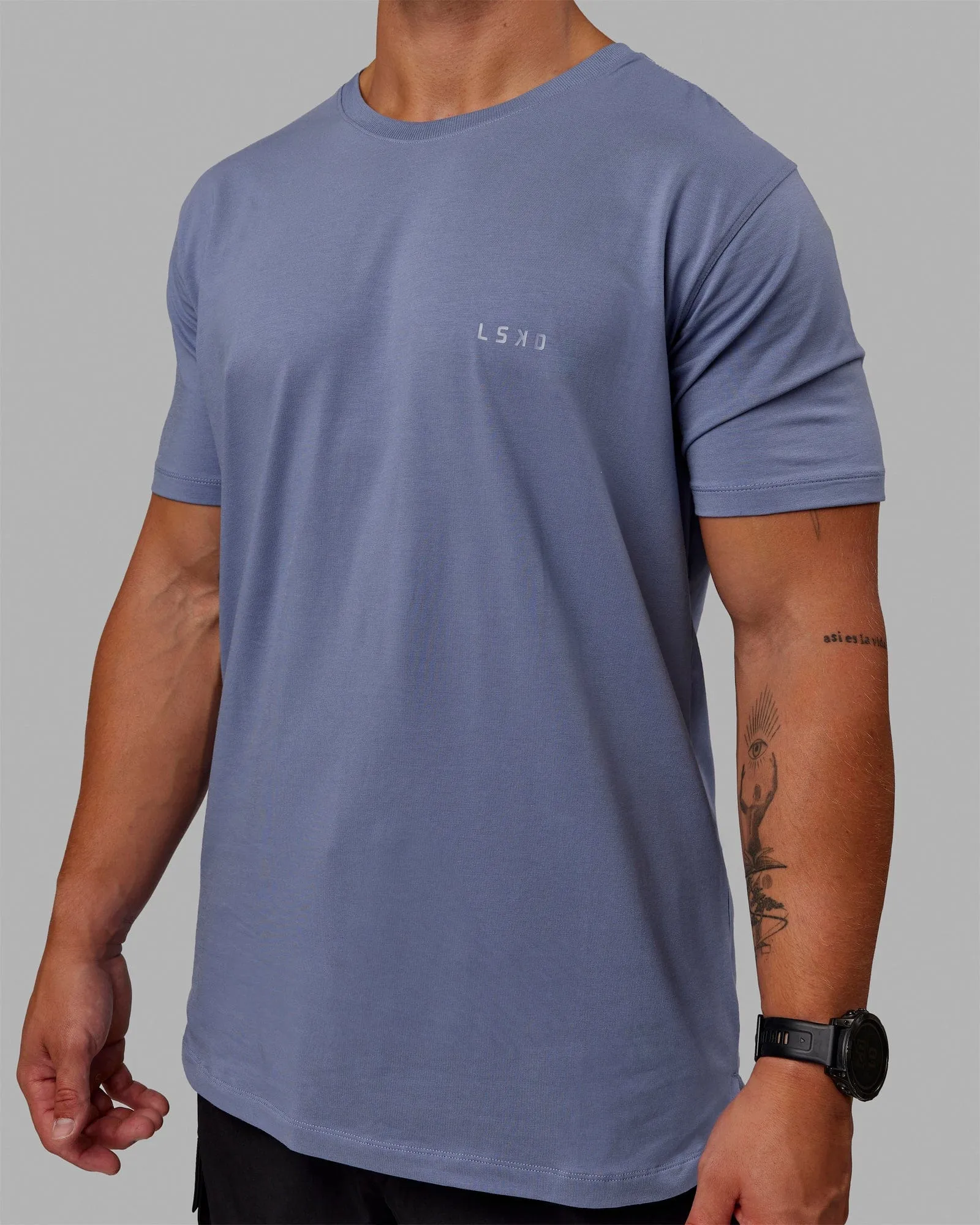 PimaFLX Tee - Blue Ice sold by LSKD product image thumbnail 5