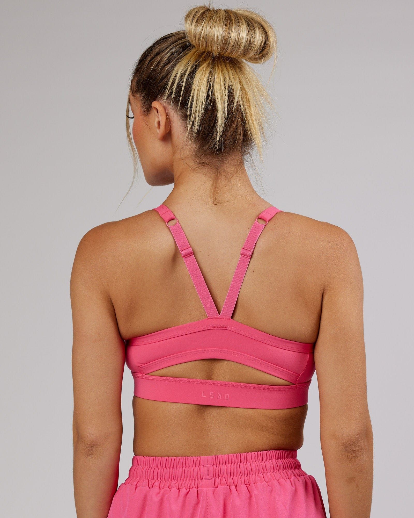 Momentum Sports Bra - Flamingo sold by LSKD product image thumbnail 2