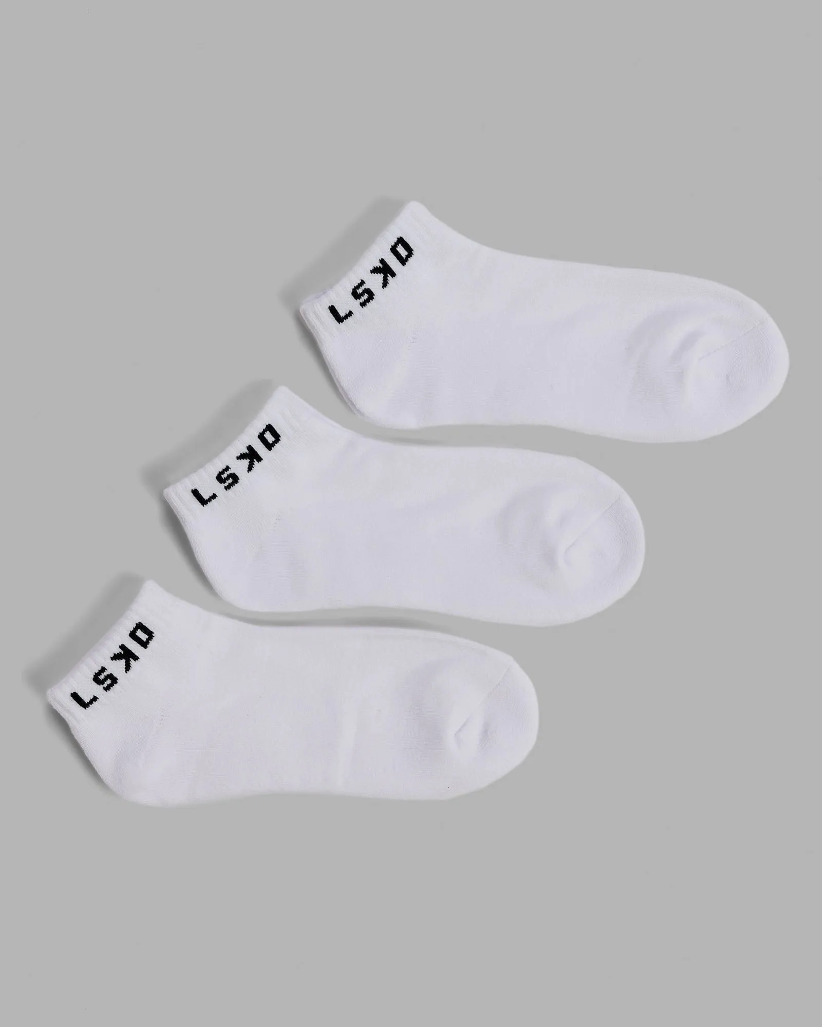 Daily Ankle Socks 3 Pack - White sold by LSKD product image thumbnail 5