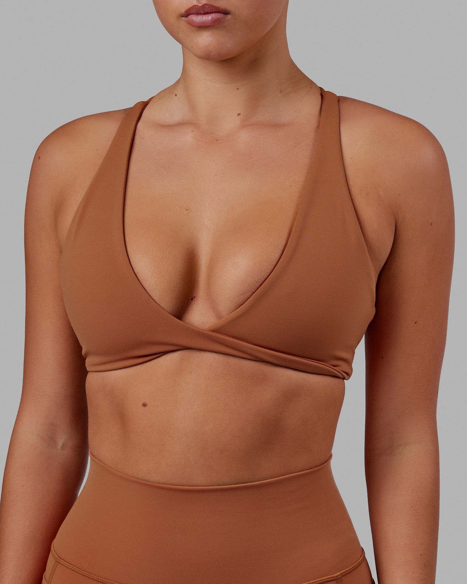 Agile Sports Bra - Hazel sold by LSKD product image thumbnail 4