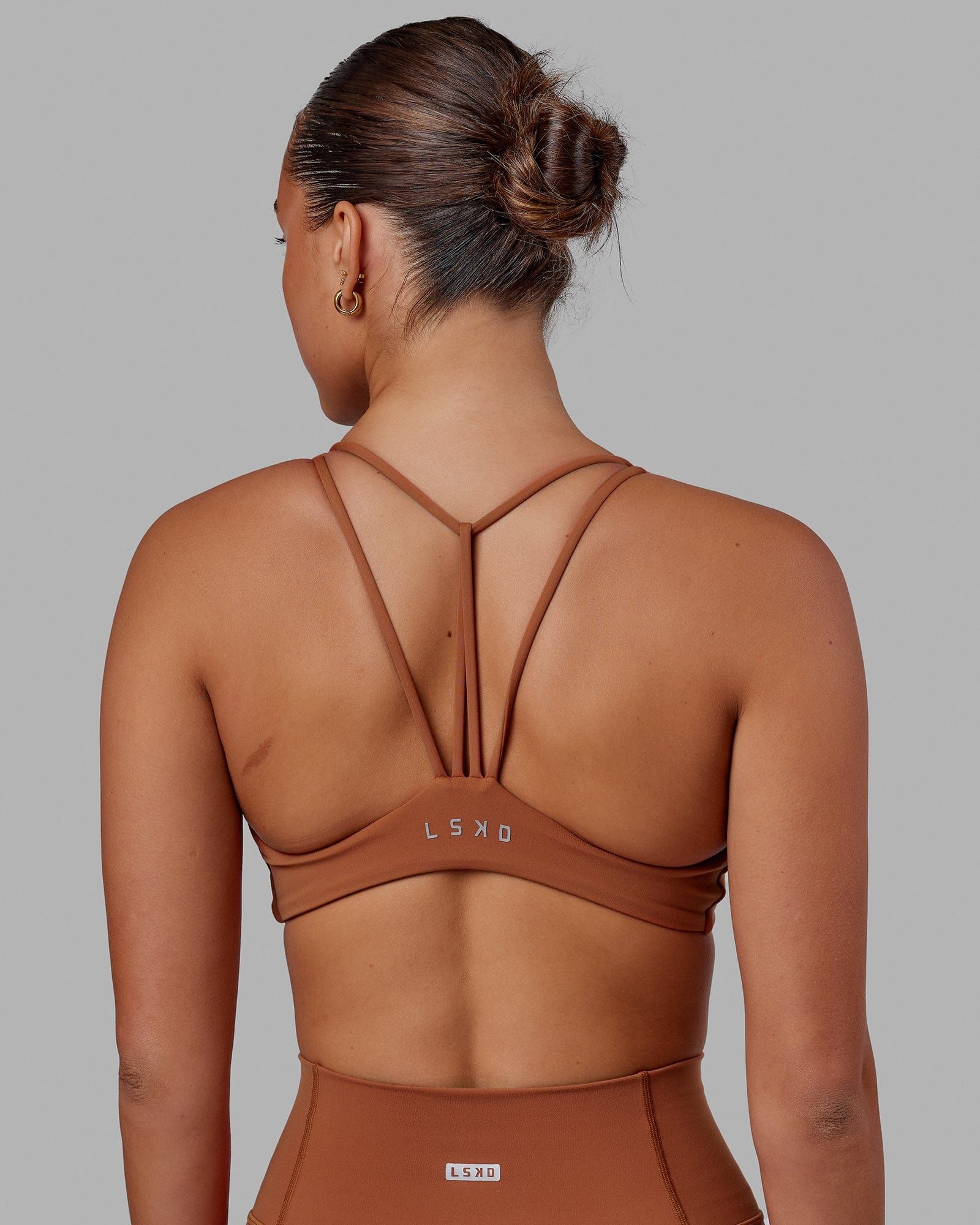 Agile Sports Bra - Hazel sold by LSKD product image thumbnail 5