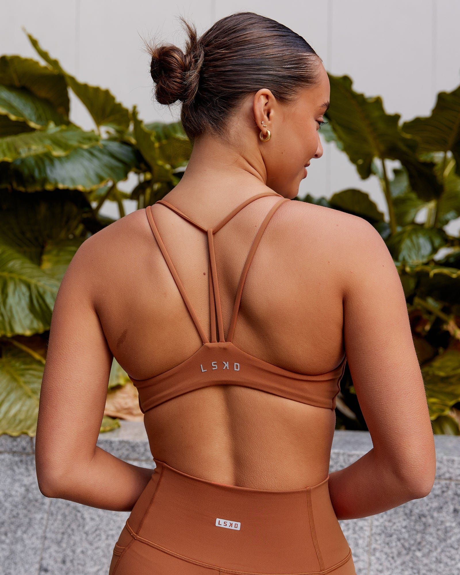 Agile Sports Bra - Hazel sold by LSKD product image thumbnail 2