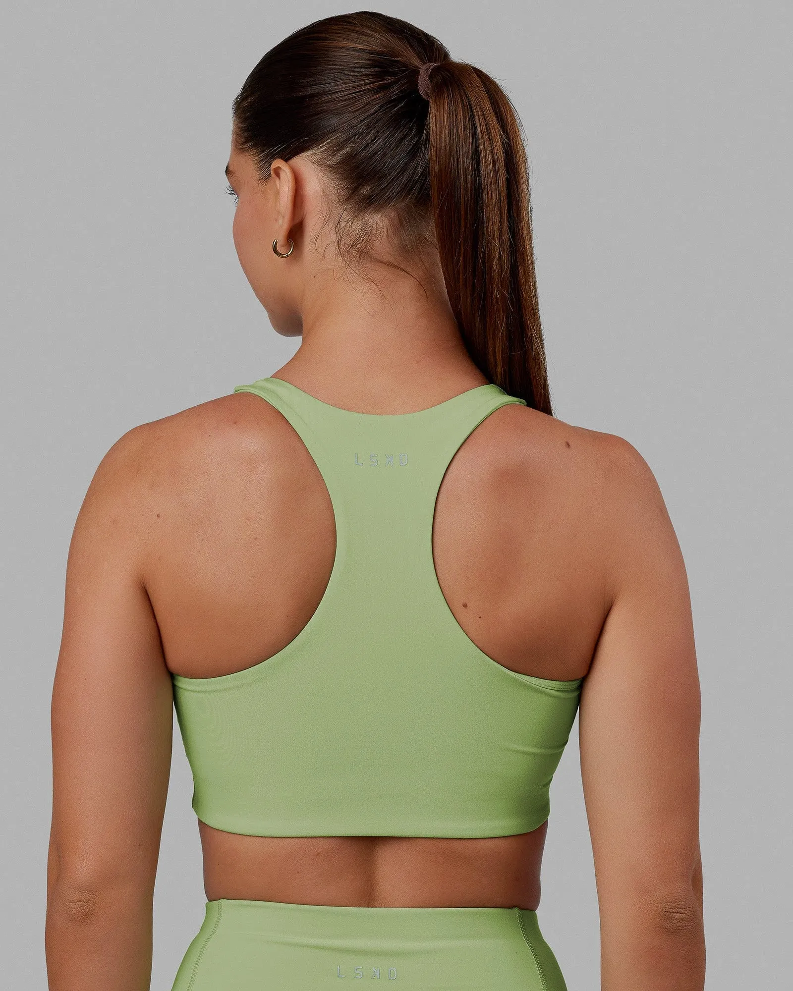 Ace Long Line Bra - Green Fig sold by LSKD product image thumbnail 2