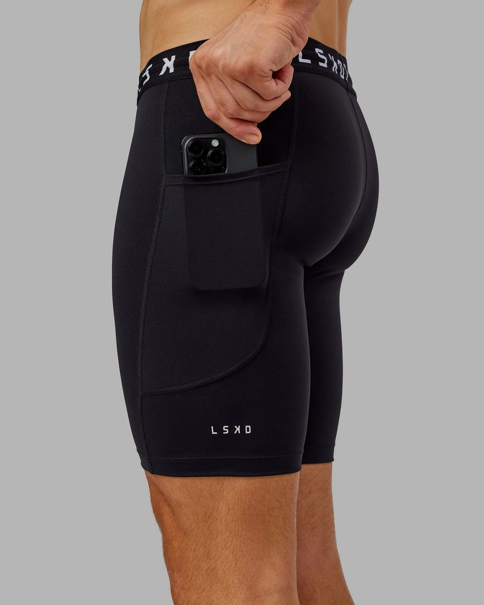 Men's Perform Short Tight - Black sold by LSKD product image thumbnail 3