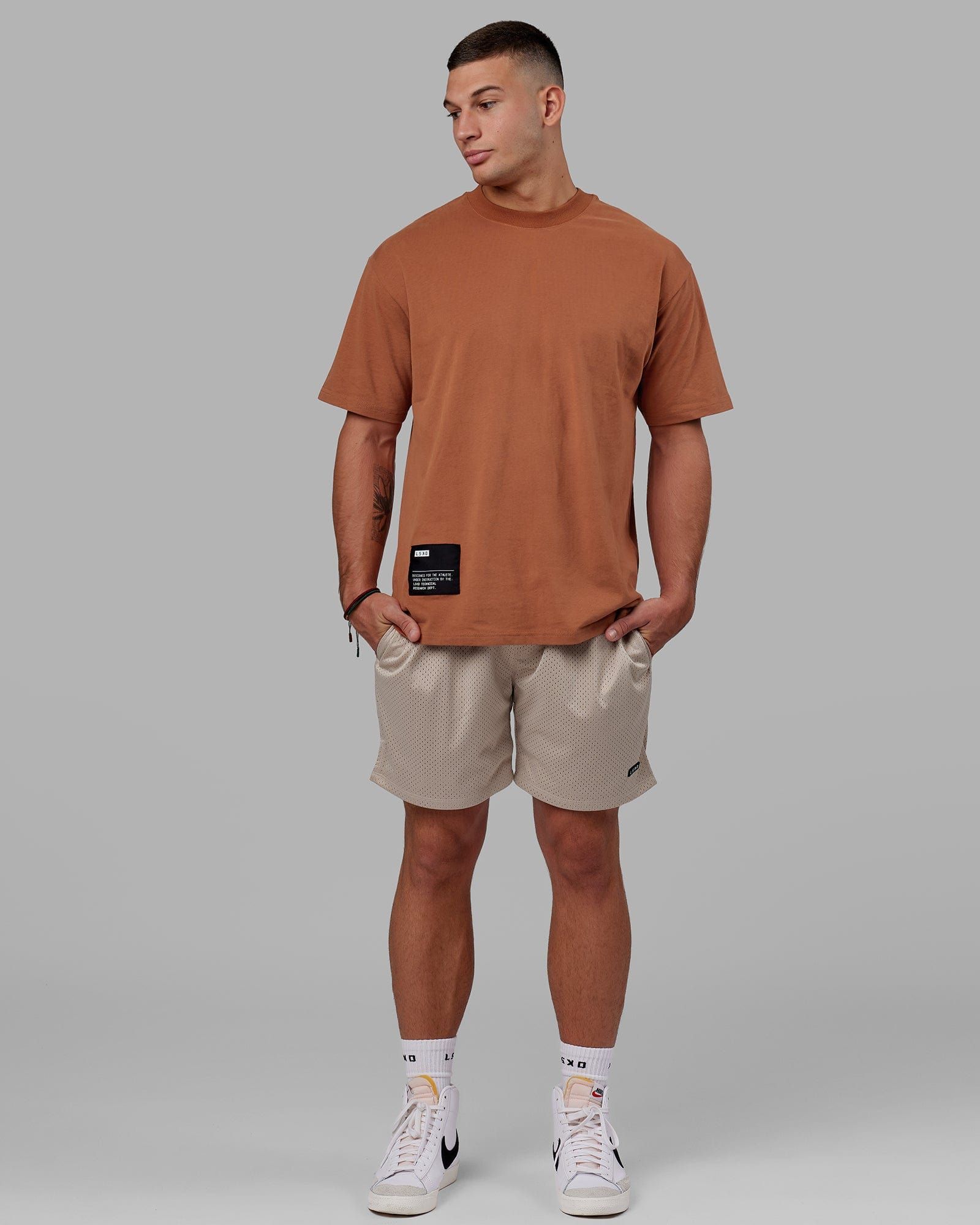 R&D Heavyweight Oversize Tee - Hazel sold by LSKD product image thumbnail 5