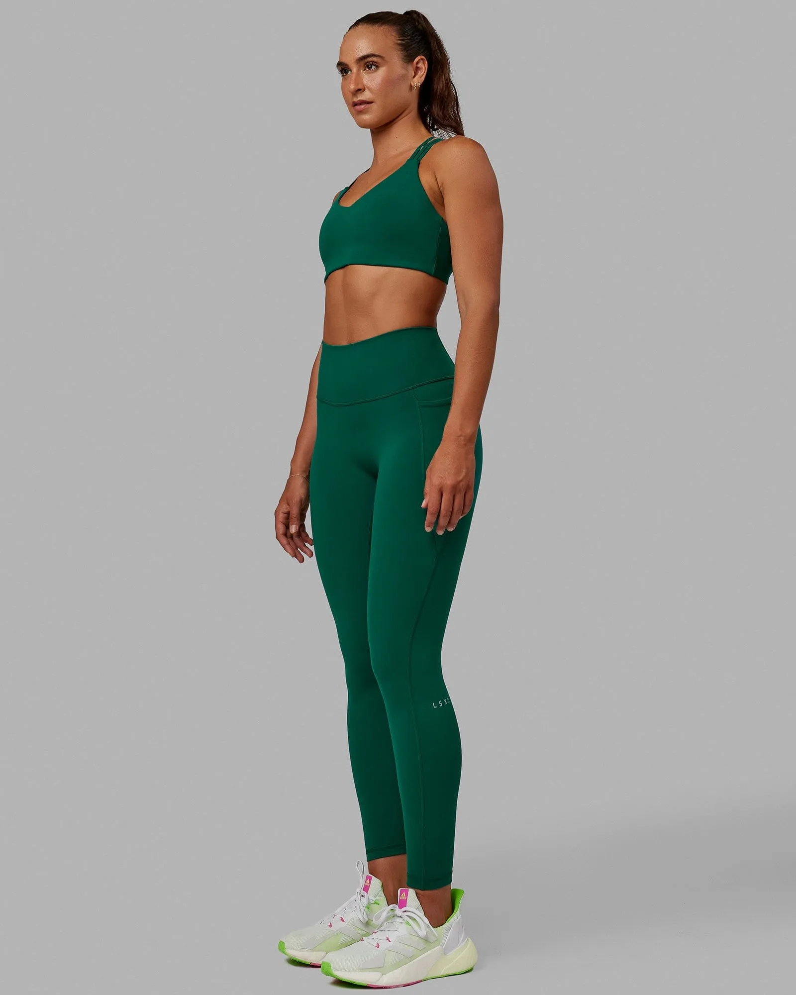 Fusion Full Length Tights - Malachite sold by LSKD