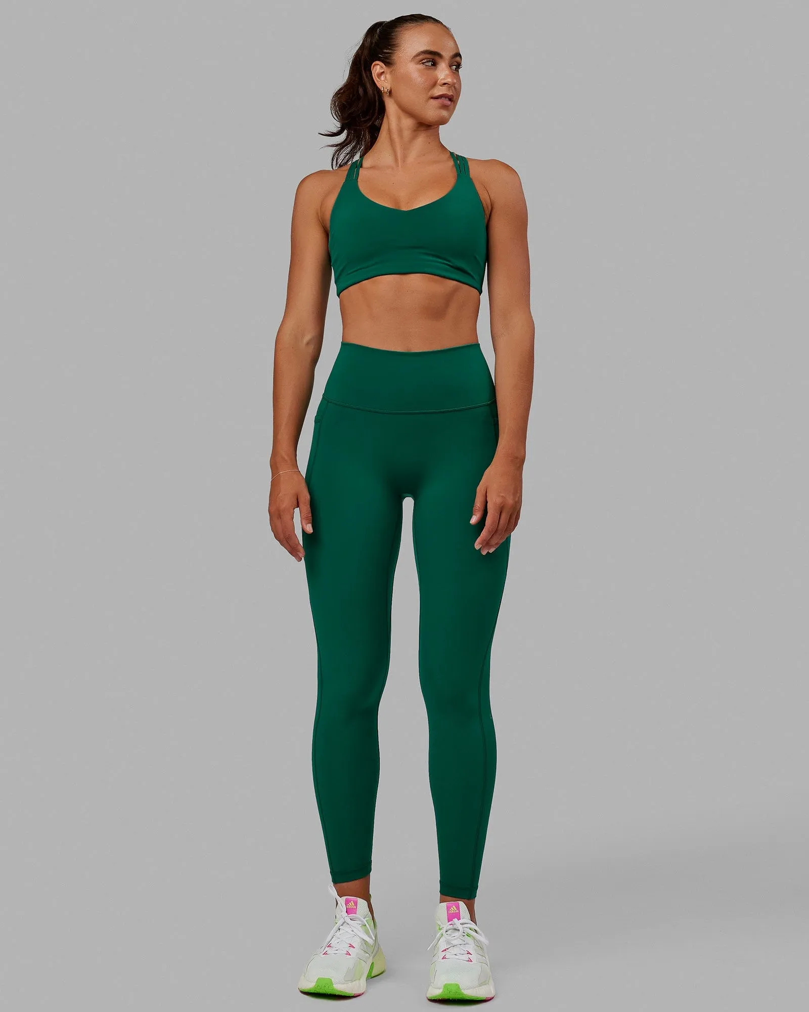 Fusion Full Length Tights - Malachite sold by LSKD product image thumbnail 5