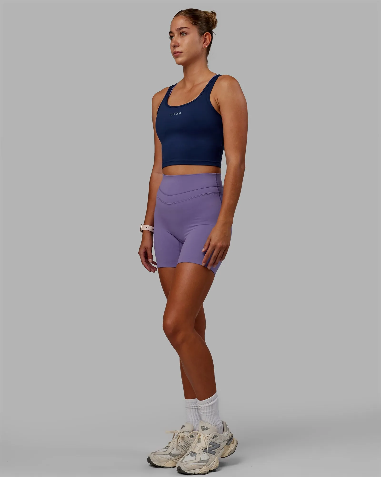 Staple Active Cropped Tank - Midnight Blue sold by LSKD product image thumbnail 4