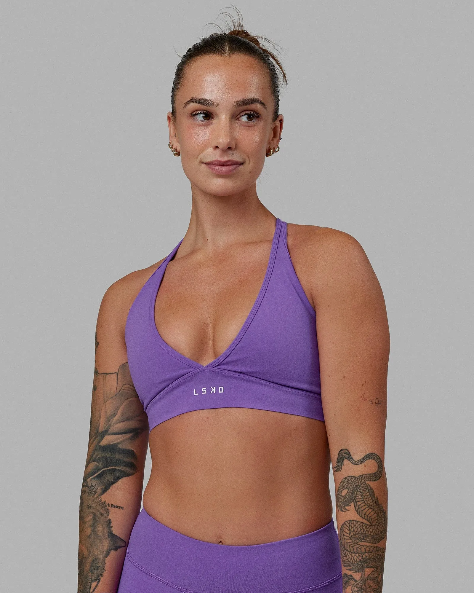 Stamina Form Sports Bra - Iris sold by LSKD product image thumbnail 3