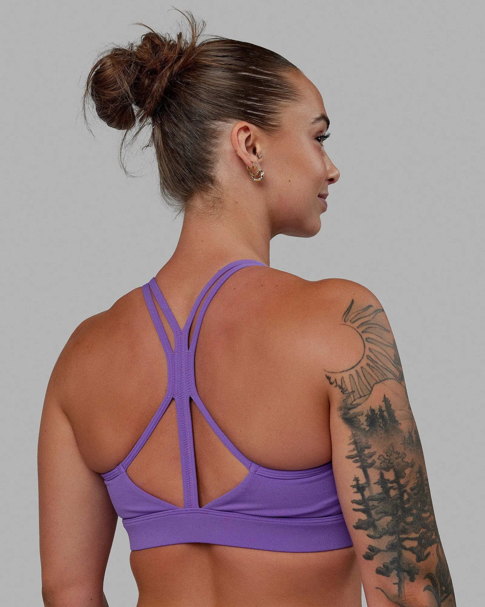 Stamina Form Sports Bra - Iris sold by LSKD product image thumbnail 2