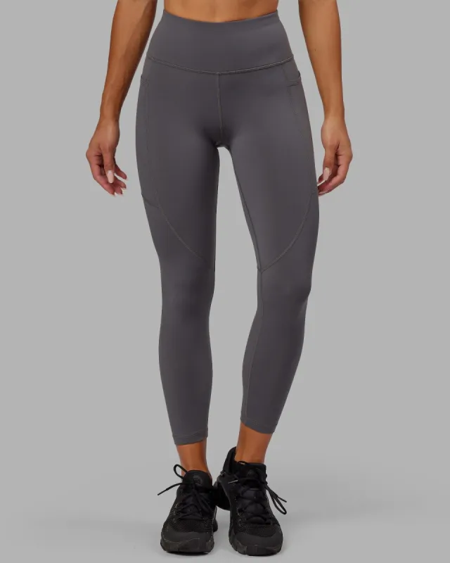 Rep 7/8 Length Tights - Asphalt sold by LSKD