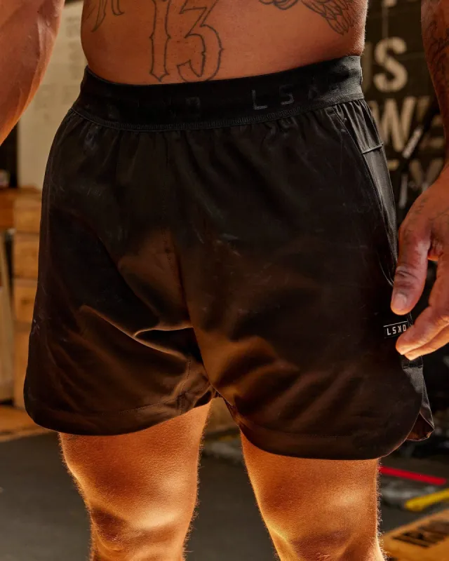Competition 5" Performance Shorts - Black sold by LSKD
