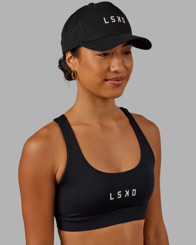 Structure Snapback Cap - Black-White made by LSKD