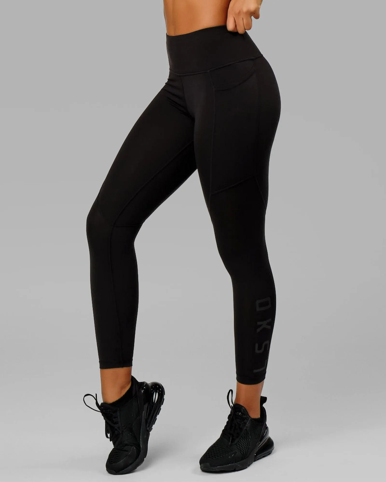 Rep 7/8 Length Tight - Black-Black sold by LSKD