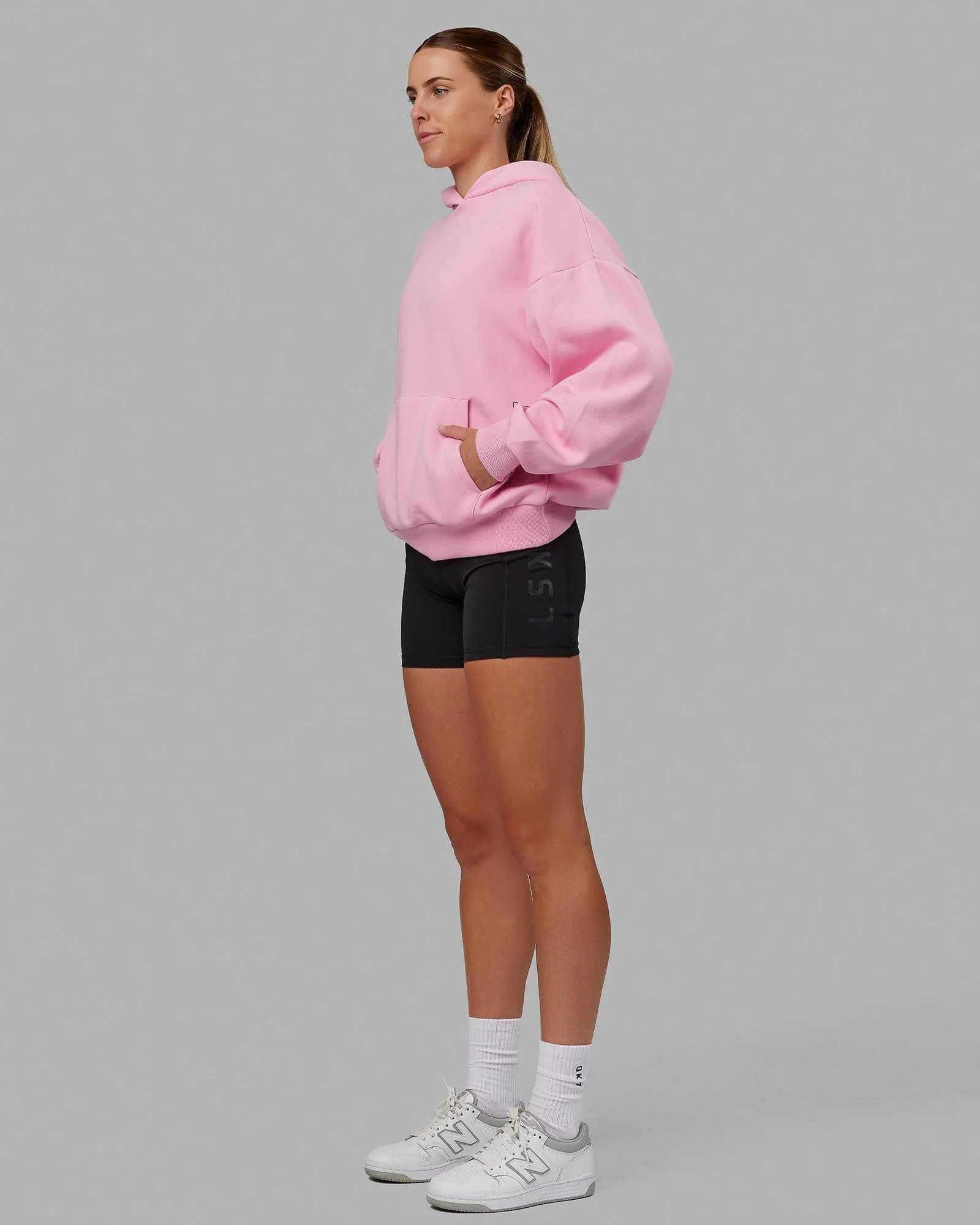 Unisex Urban Hoodie Oversize - Pink Frosting-Galactic Blue sold by LSKD product image thumbnail 4