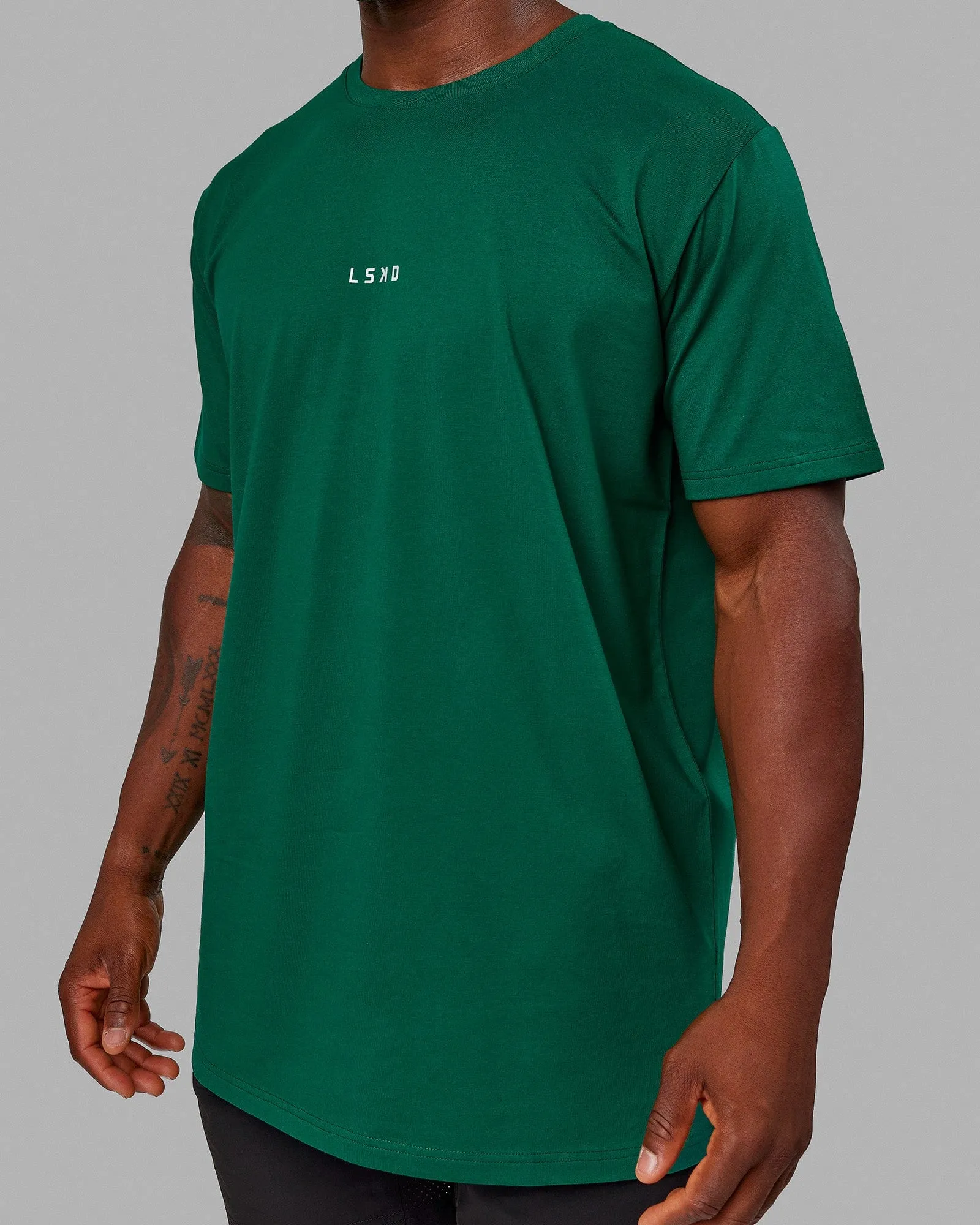 Base FLXCotton Tee - Malachite sold by LSKD product image thumbnail 4