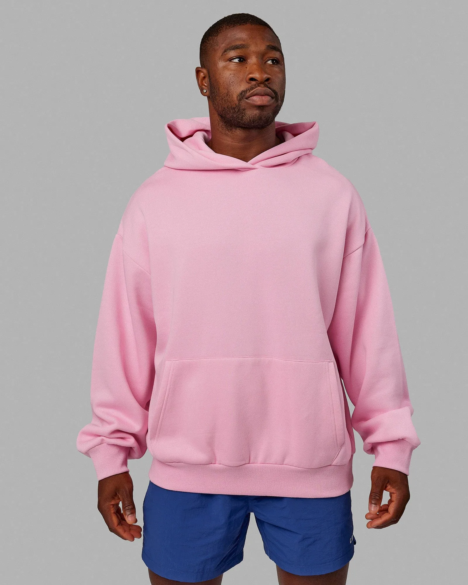 Unisex Urban Hoodie Oversize - Pink Frosting-Galactic Blue sold by LSKD product image thumbnail 3
