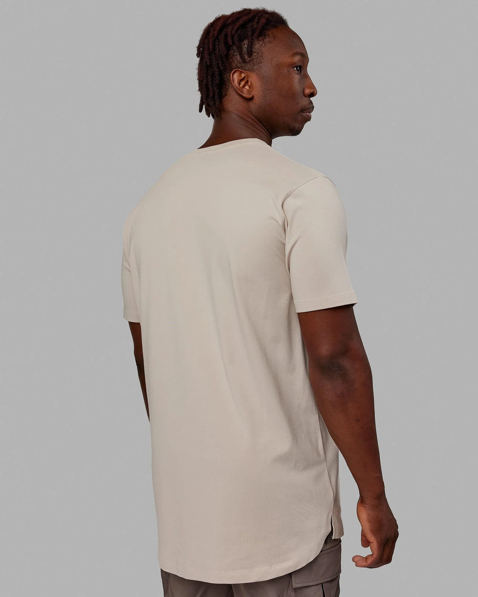 PimaFLX Tee - Shale Beige sold by LSKD product image thumbnail 4