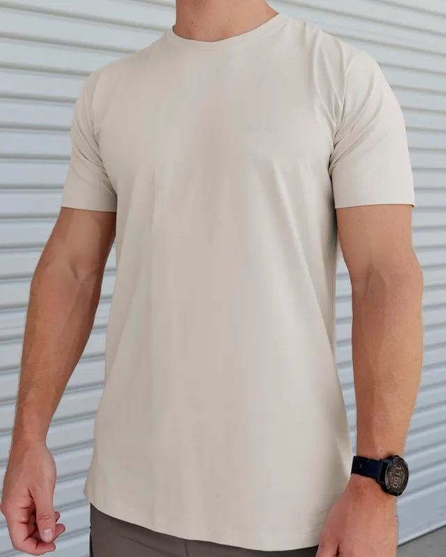 PimaFLX Tee - Shale Beige sold by LSKD