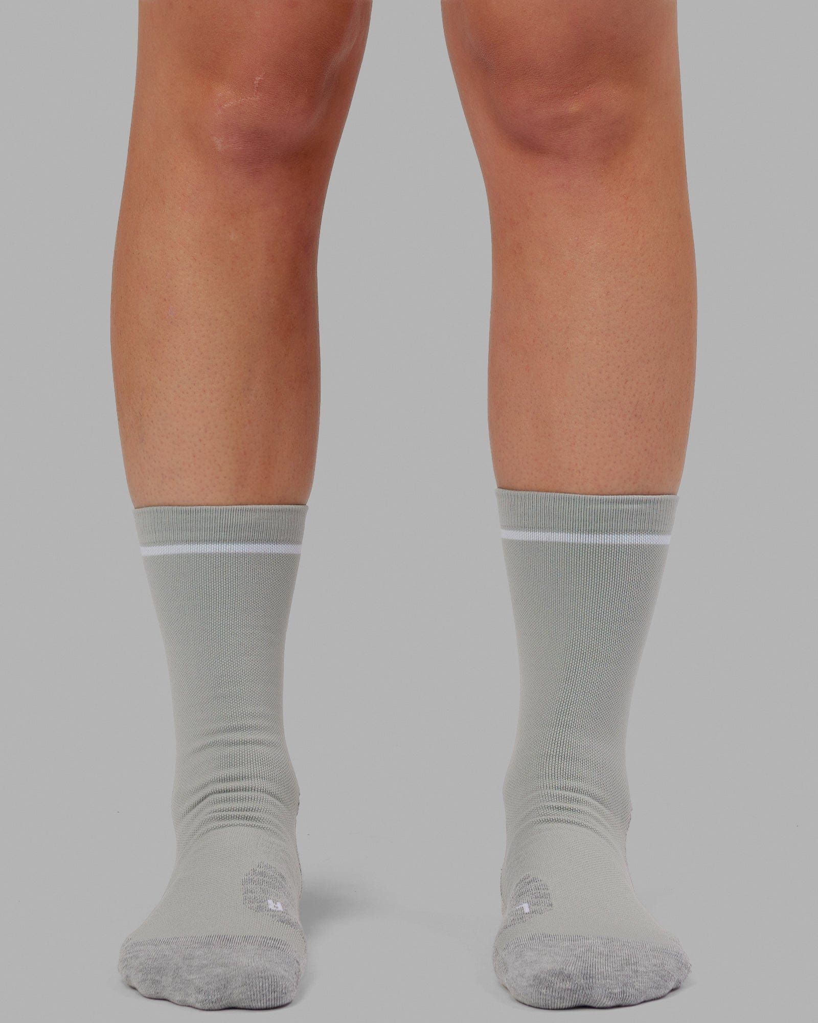 Fast Performance Crew Socks - Light Grey Marl sold by LSKD product image thumbnail 2
