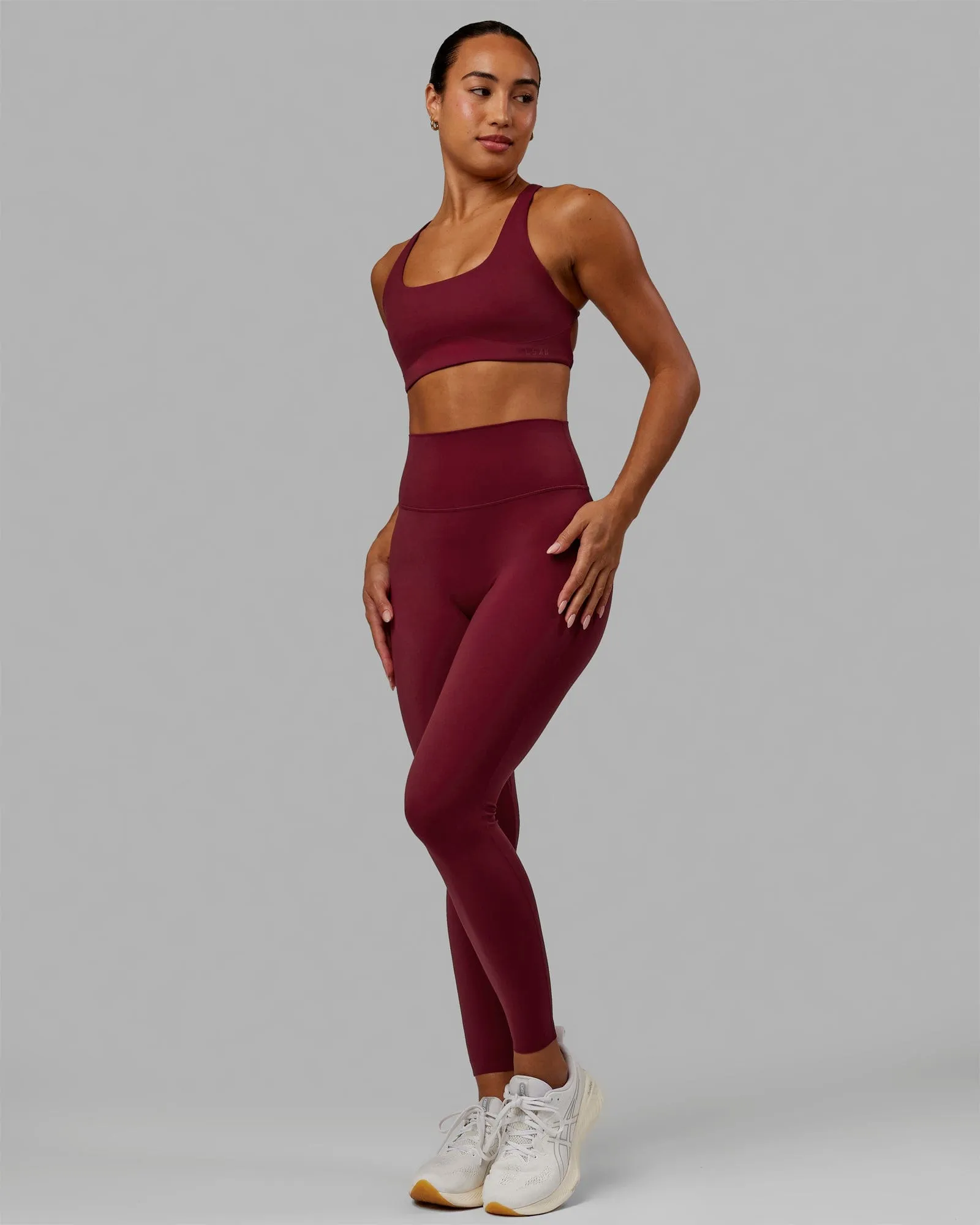Aspire Sports Bra - Cranberry sold by LSKD product image thumbnail 3