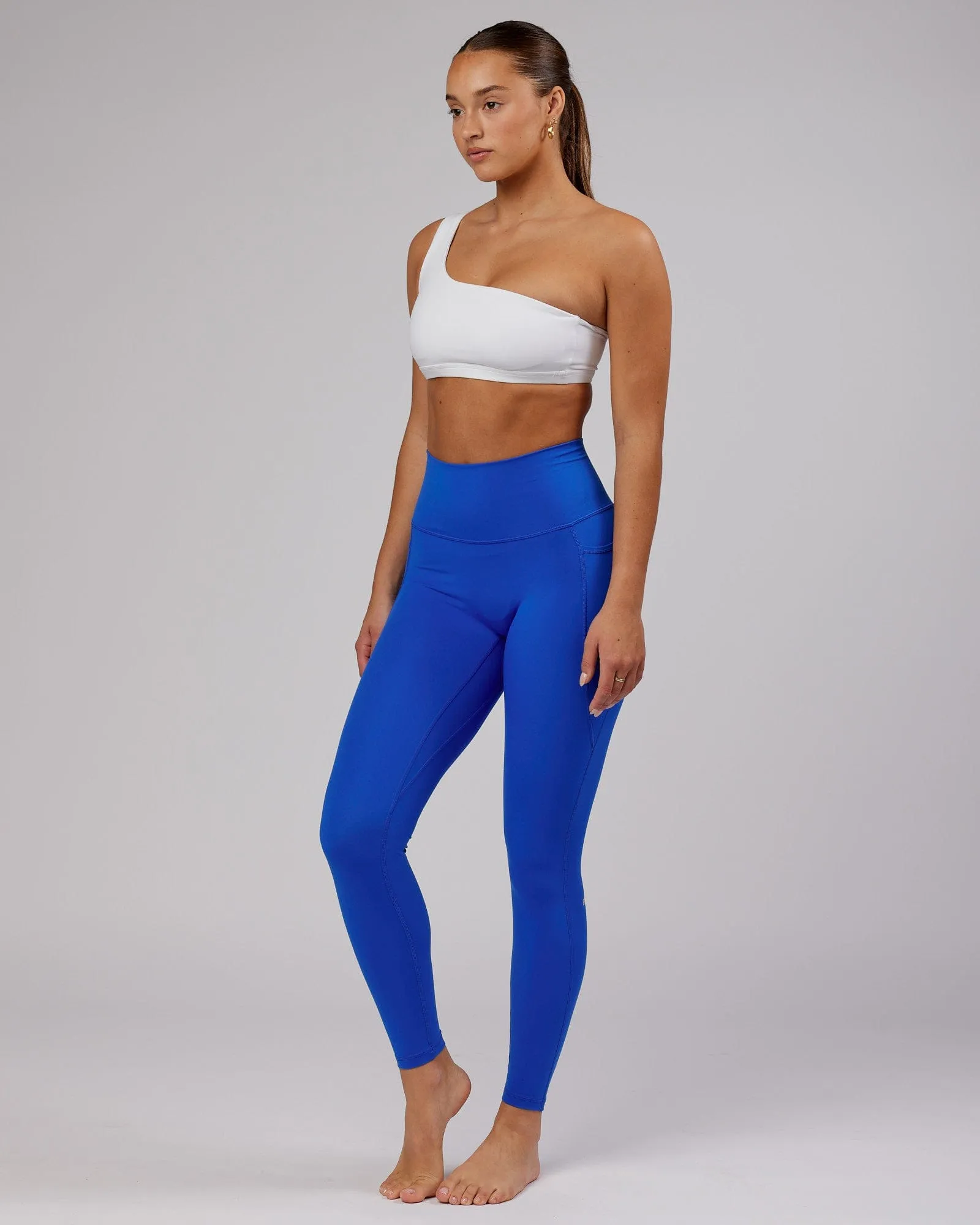 Flex Sports Bra - White sold by LSKD product image thumbnail 3