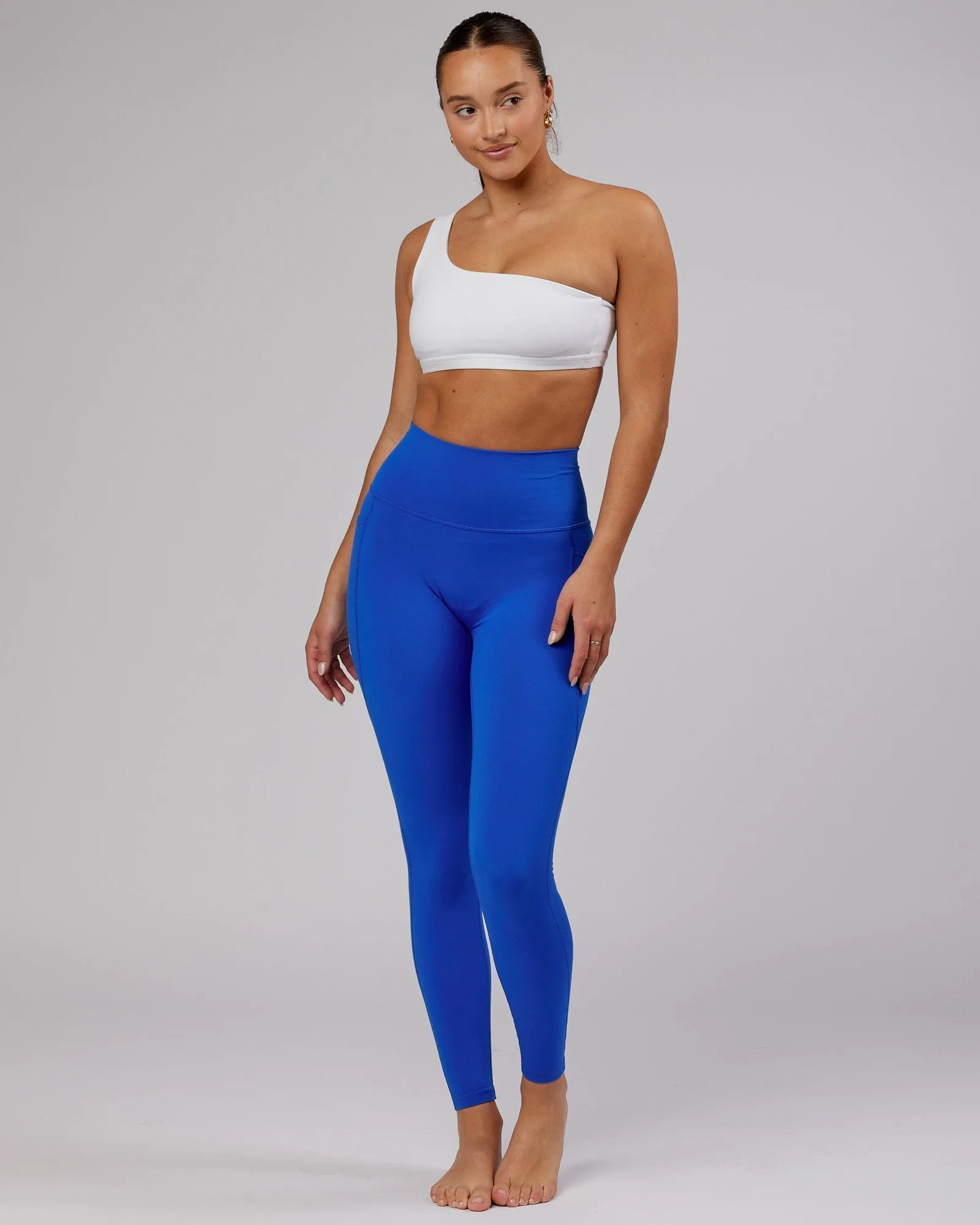 Flex Sports Bra - White sold by LSKD product image thumbnail 2