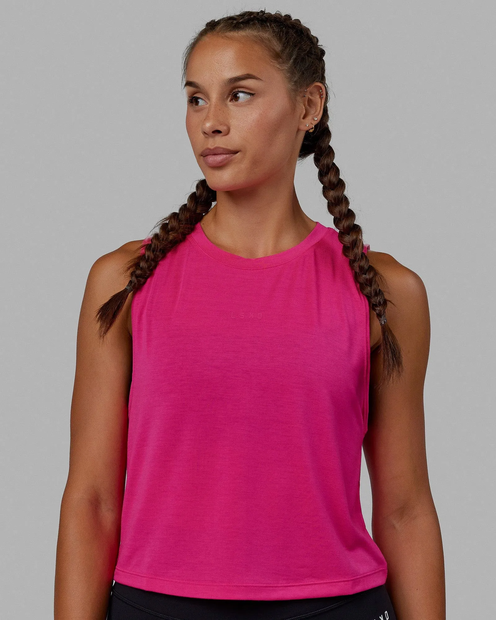 AMRAP Tank - Ultra Pink sold by LSKD