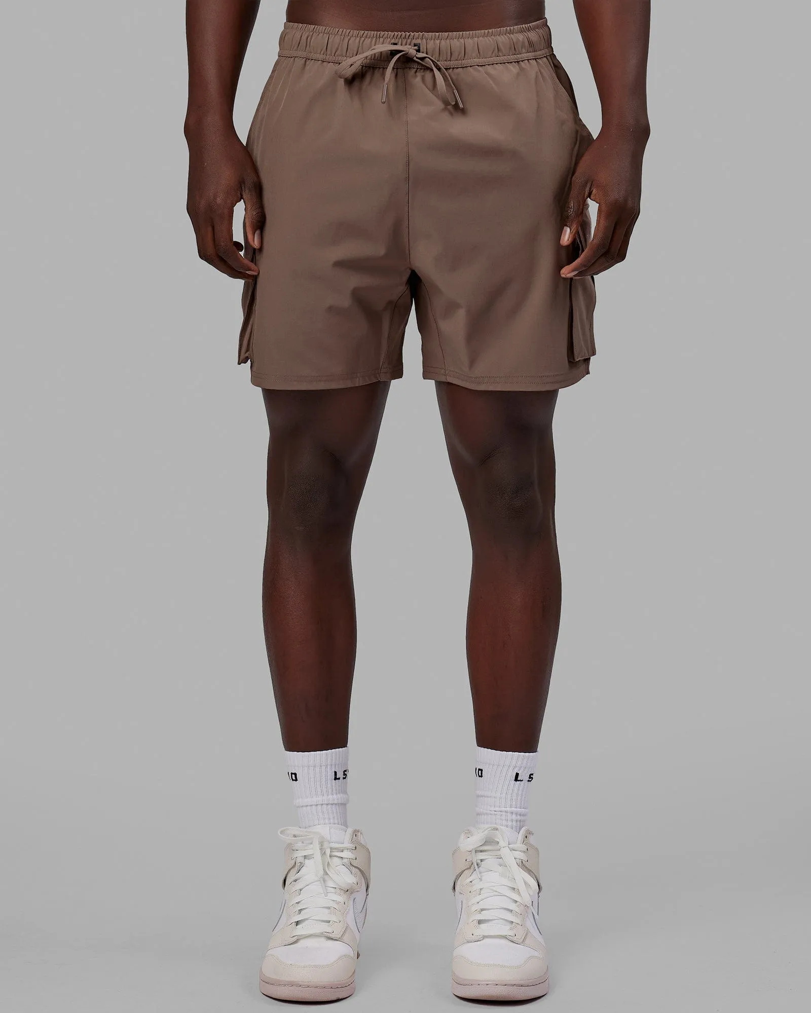 Energy Stretch Performance Cargo Shorts - Deep Taupe sold by LSKD product image thumbnail 2