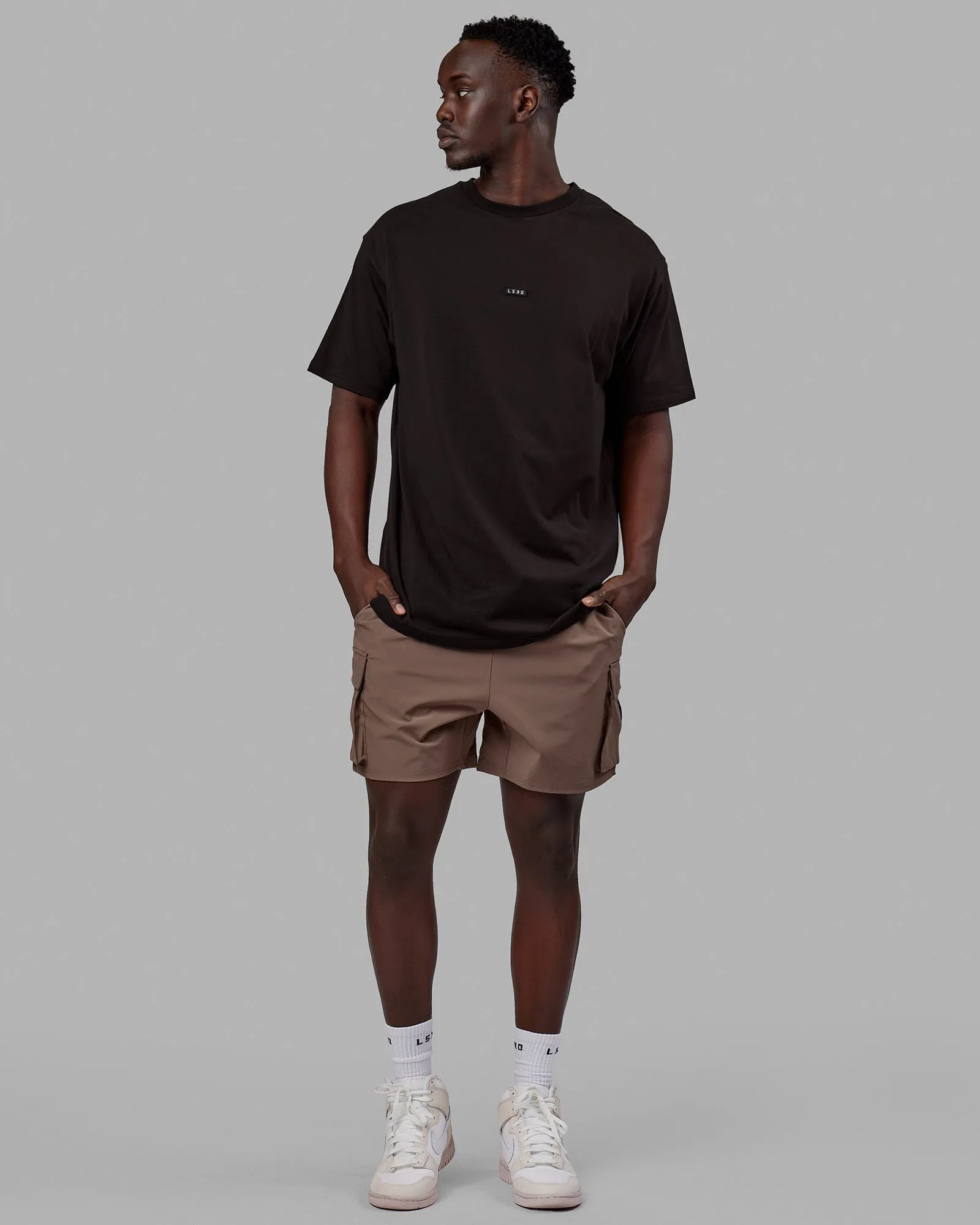 Energy Stretch Performance Cargo Shorts - Deep Taupe sold by LSKD product image thumbnail 3