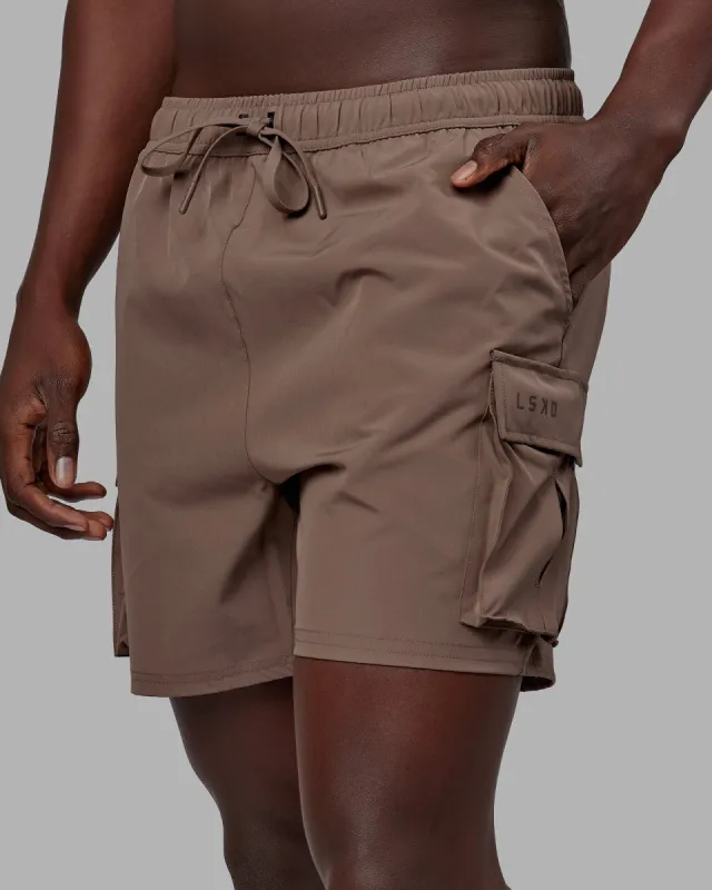 Energy Stretch Performance Cargo Shorts - Deep Taupe sold by LSKD