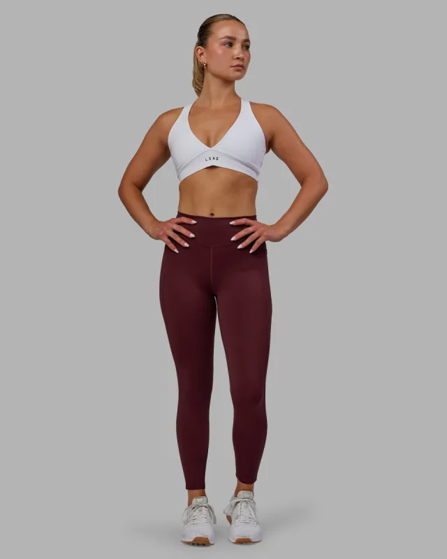Elite 7/8 Length Legging - Dark Cherry sold by LSKD