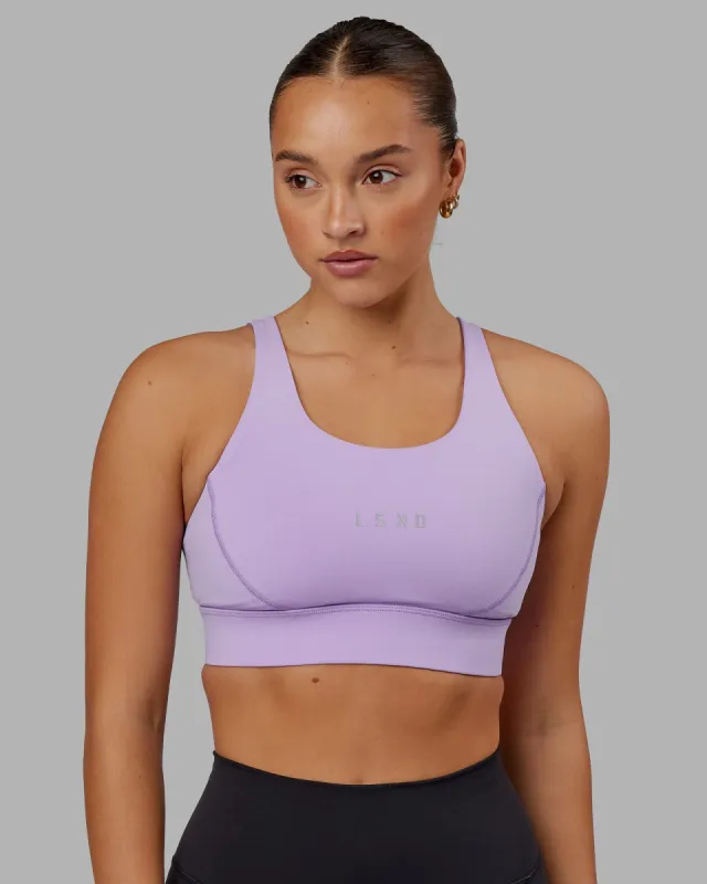 Propel Sports Bra - Pale Lilac sold by LSKD