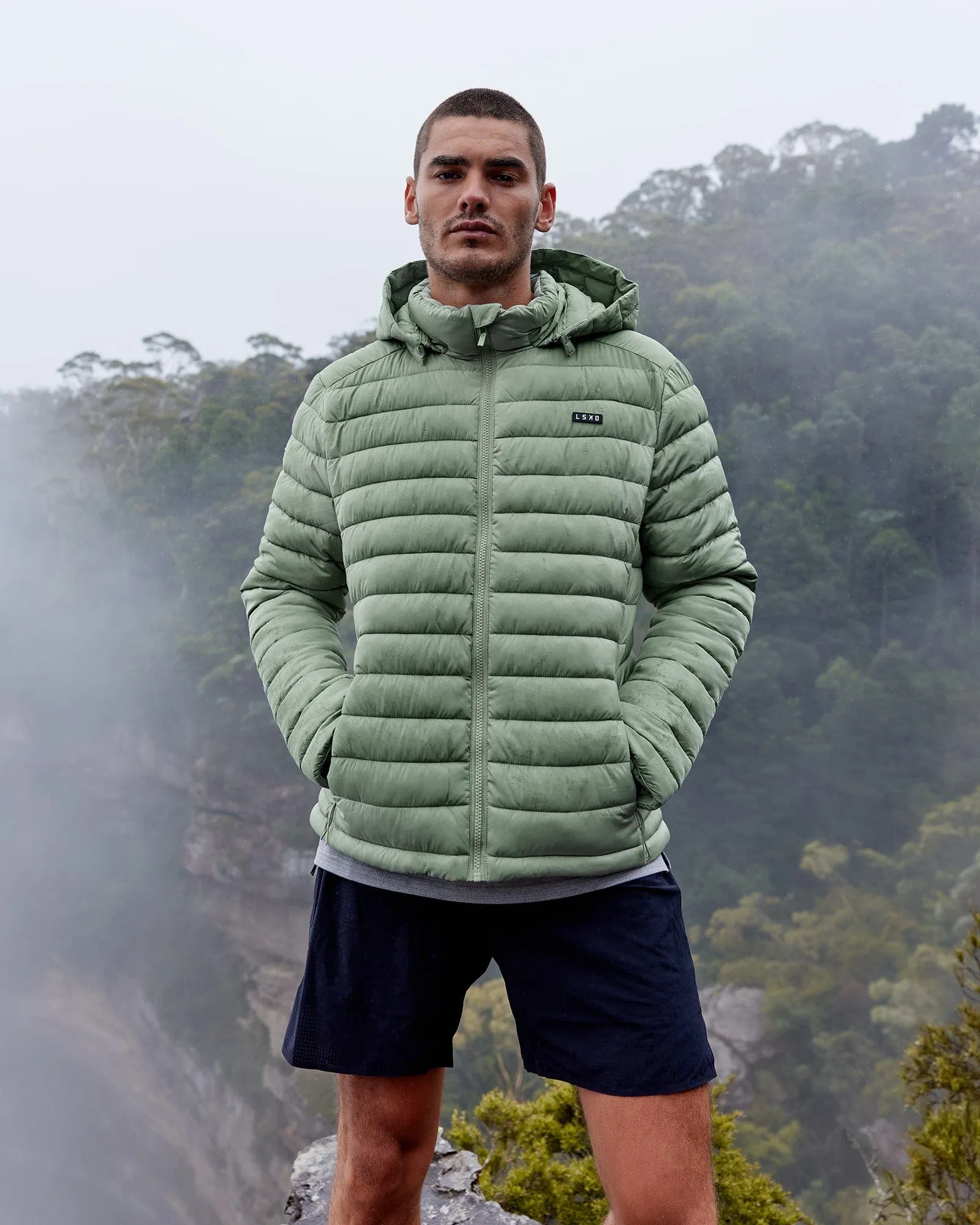 All-day Puffer Jacket - Iceberg Green sold by LSKD product image thumbnail 2