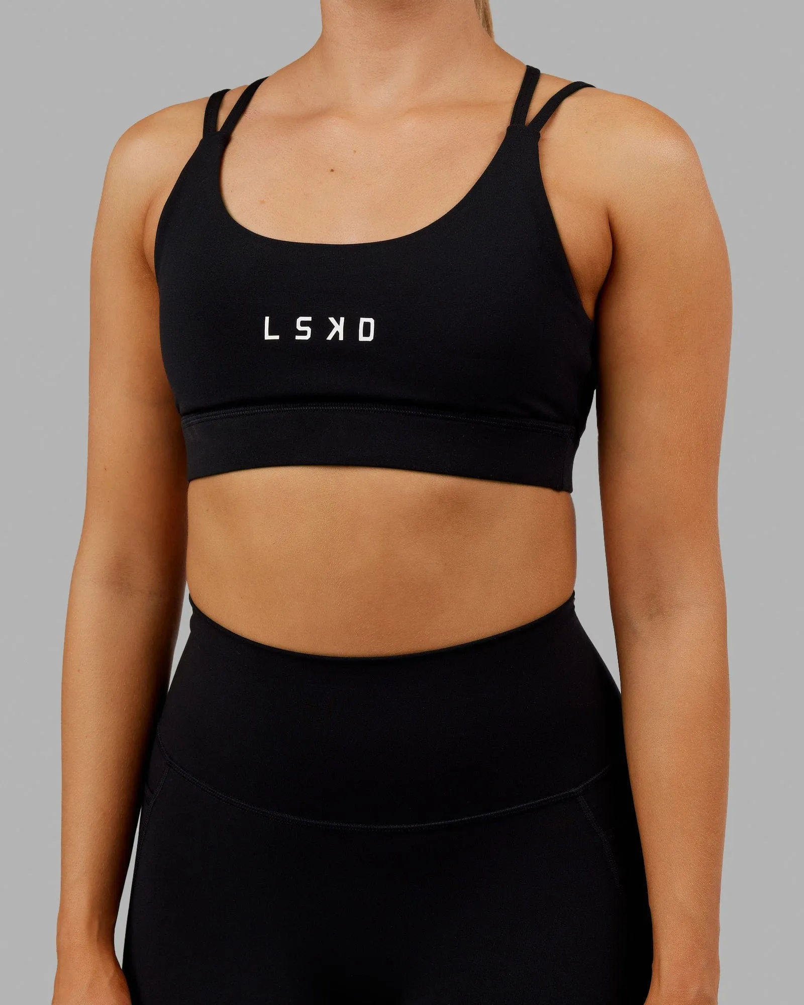 Bridge Sports Bra - Black sold by LSKD product image thumbnail 5
