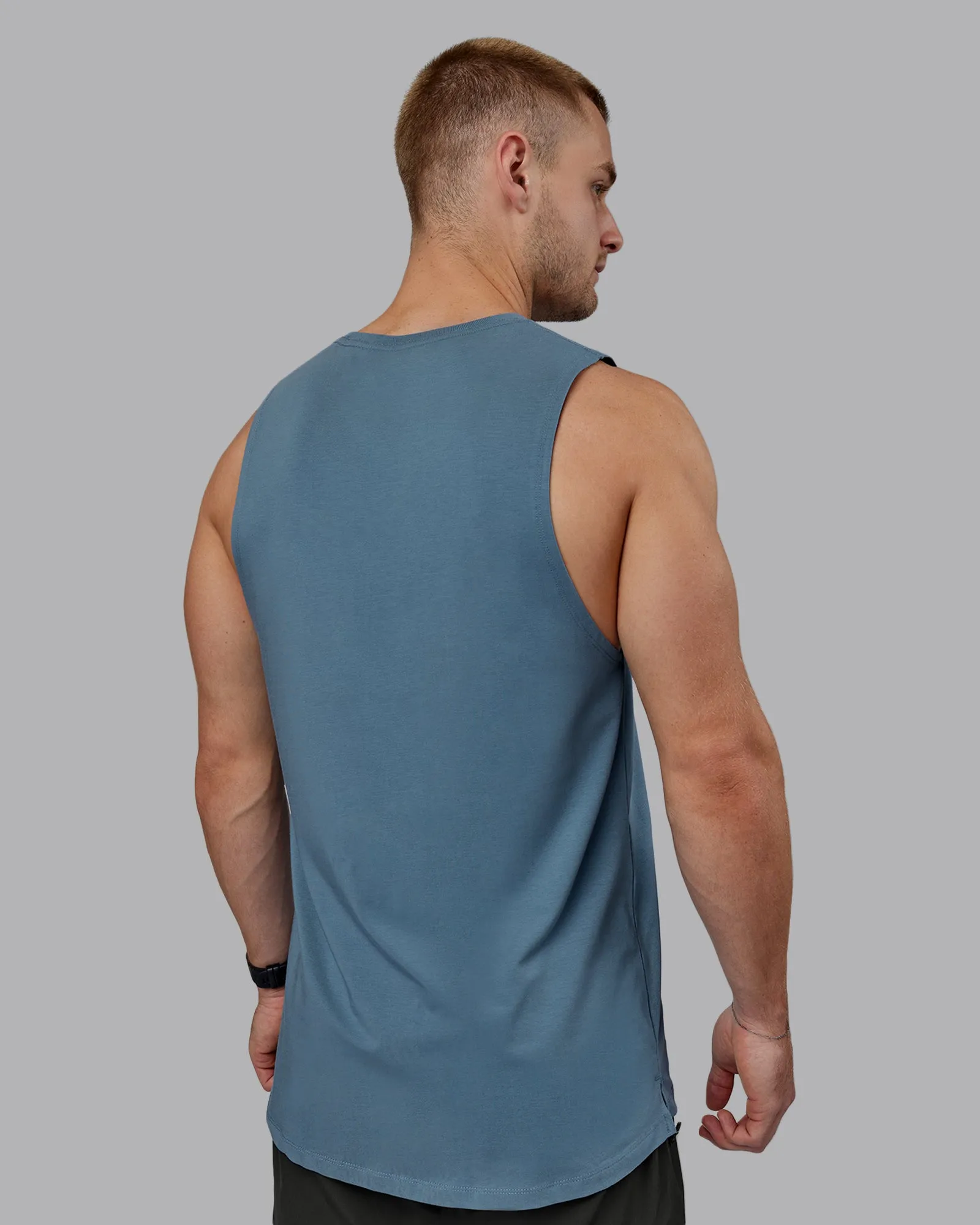 Deluxe PimaFLX Tank - Elemental Blue sold by LSKD product image thumbnail 4