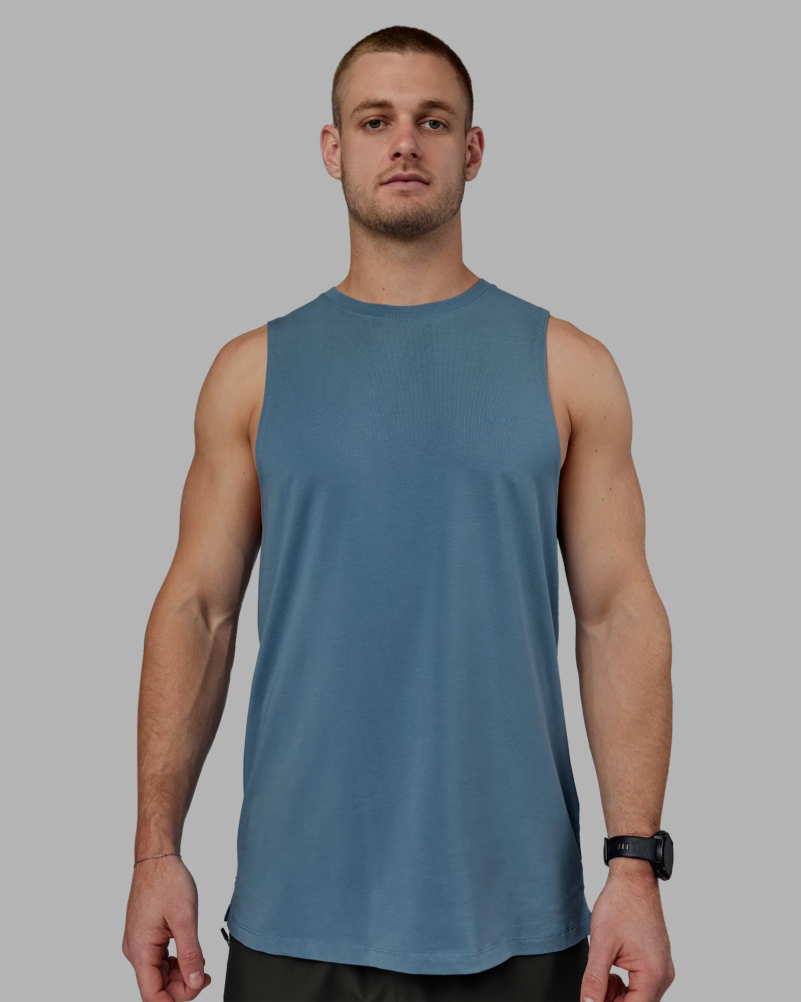 Deluxe PimaFLX Tank - Elemental Blue sold by LSKD product image thumbnail 2