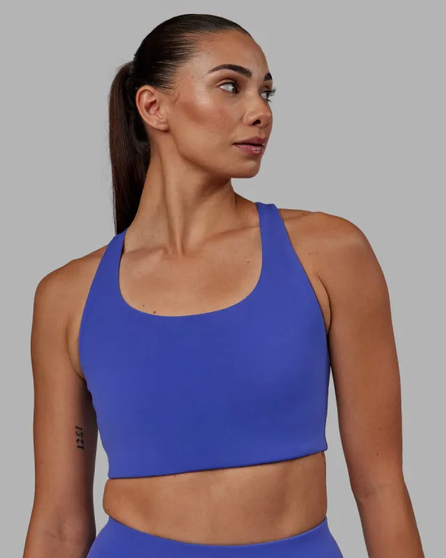 Ace Long Line Bra - Power Cobalt sold by LSKD