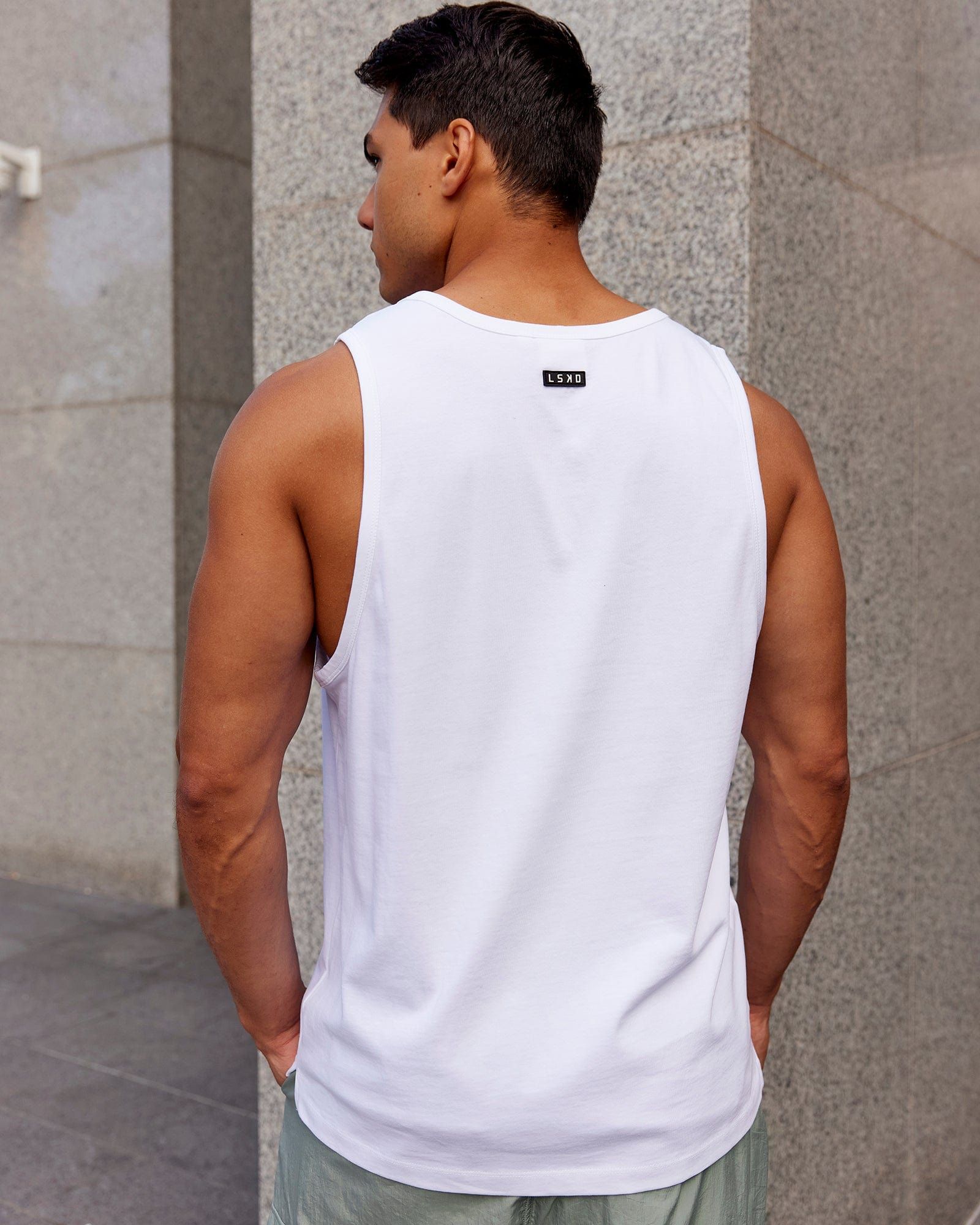 Classic Heavyweight Tank - White sold by LSKD