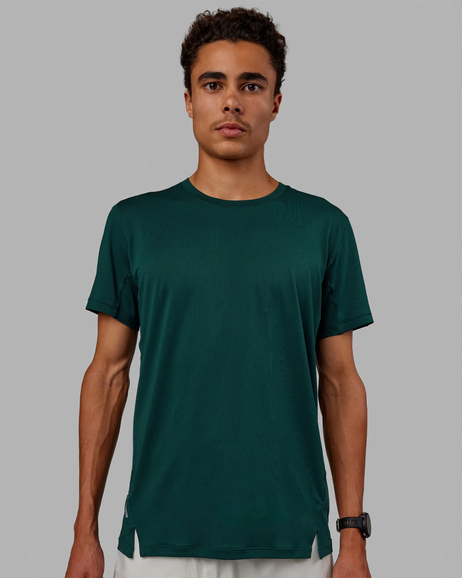 Pace Running Tee - Dark Moss sold by LSKD product image thumbnail 2