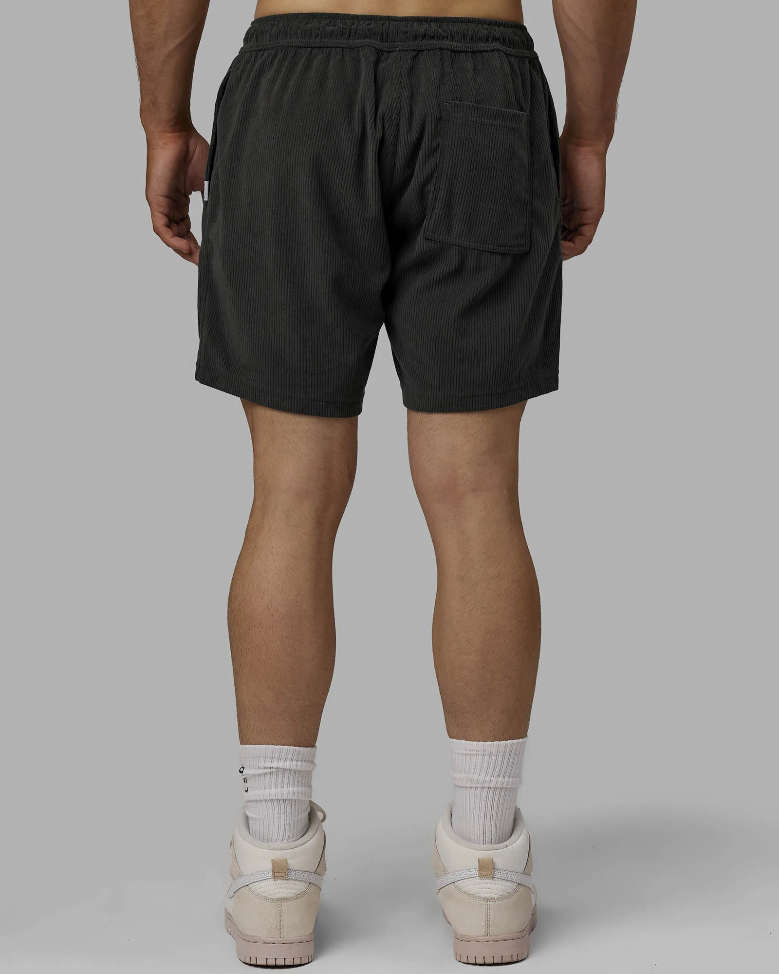 Daily 7" Cord Shorts - Pirate Black sold by LSKD product image thumbnail 4