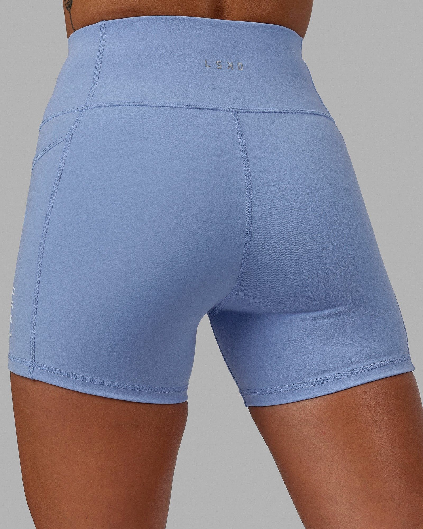 Rep X-Short Tights - Arctic Blue-White sold by LSKD product image thumbnail 4