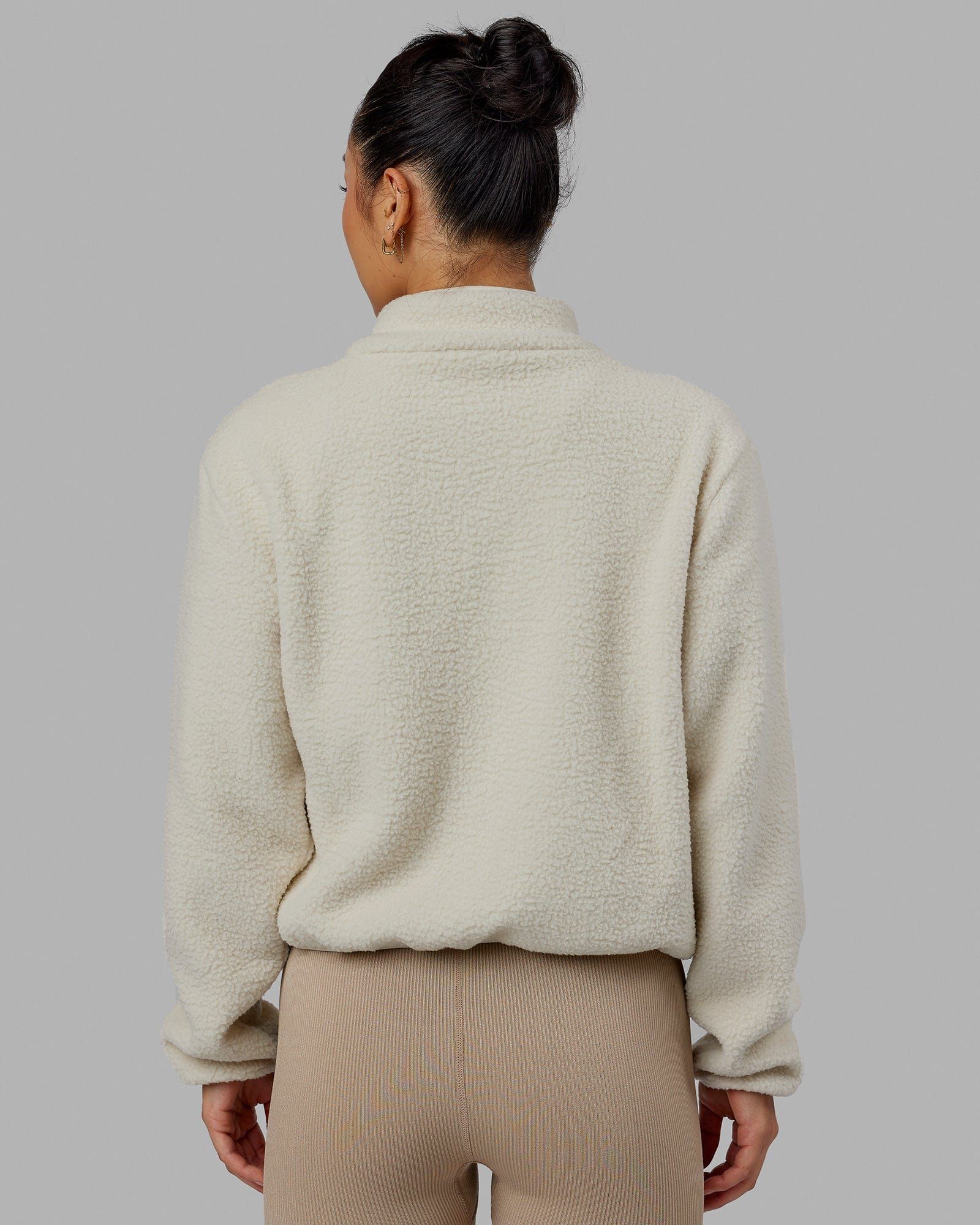 Alpine Fleece Jacket - Bone sold by LSKD product image thumbnail 3