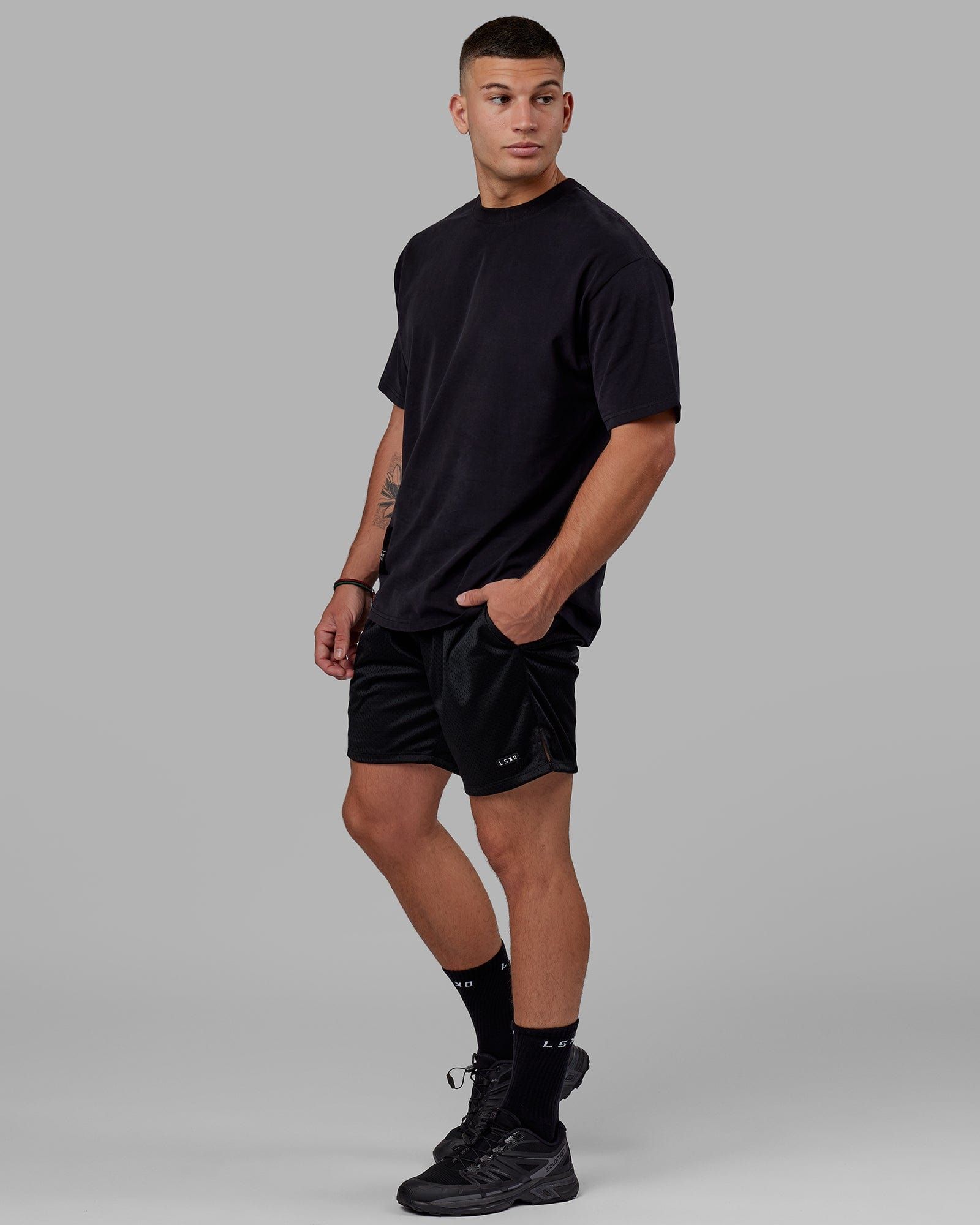R&D Heavyweight Oversize Tee - Black sold by LSKD product image thumbnail 4