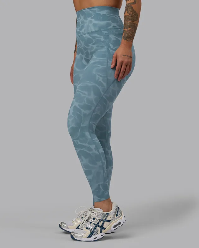 Elixir Full Length Tight With Pockets - Tranquil-Elemental Blue sold by LSKD