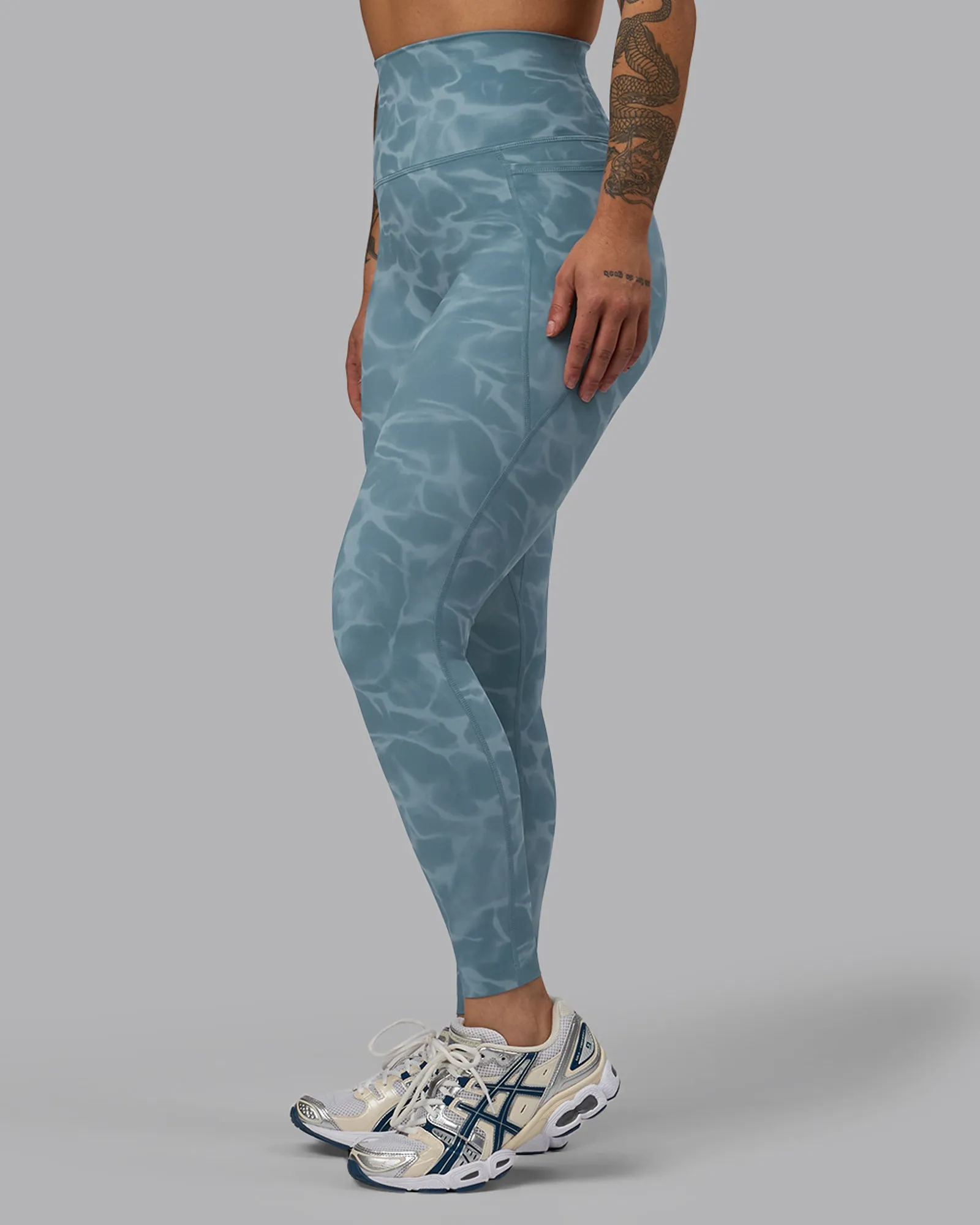 Elixir Full Length Tight With Pockets - Tranquil-Elemental Blue sold by LSKD