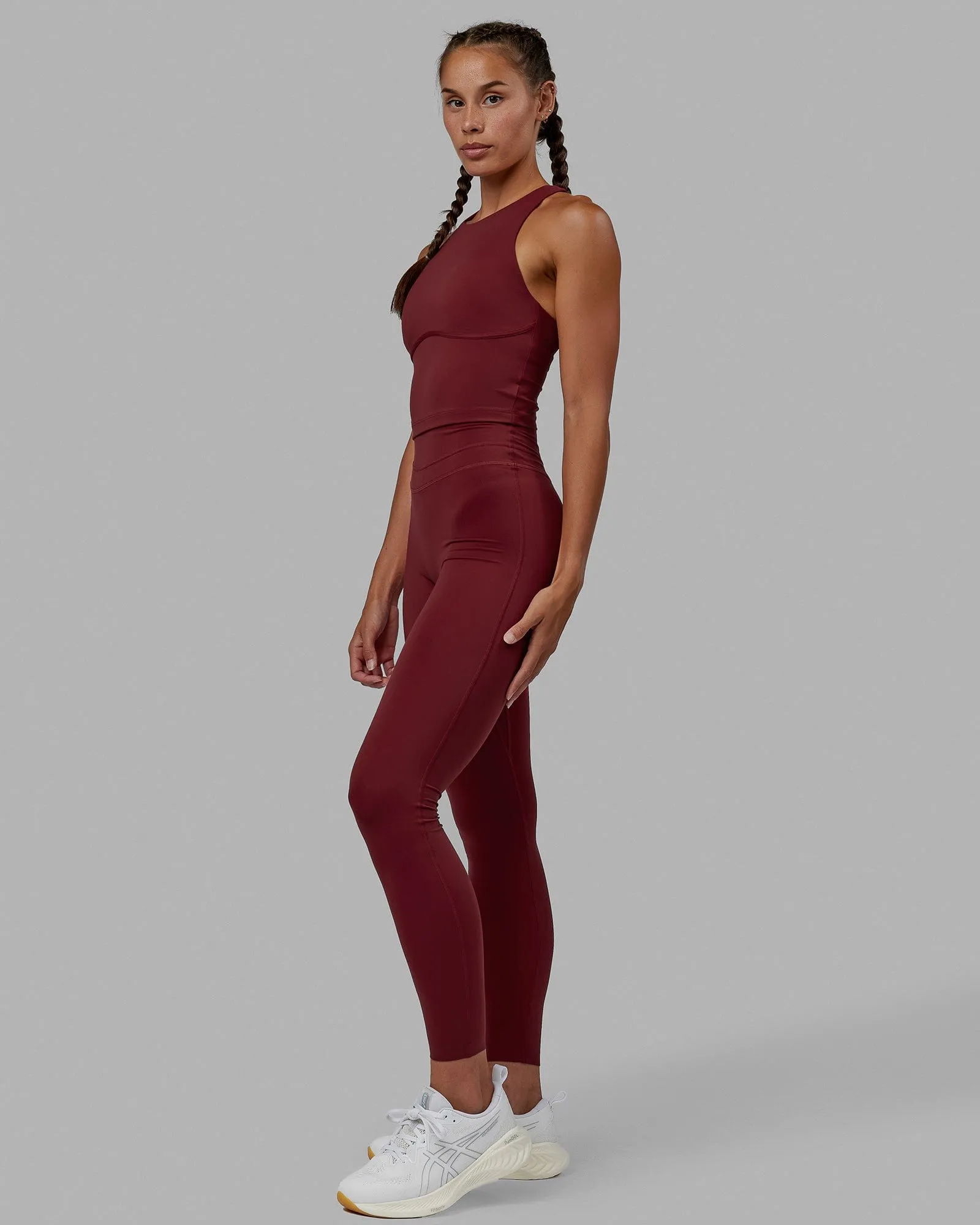 Enhance X-Long Length Tight - Cranberry sold by LSKD product image thumbnail 5