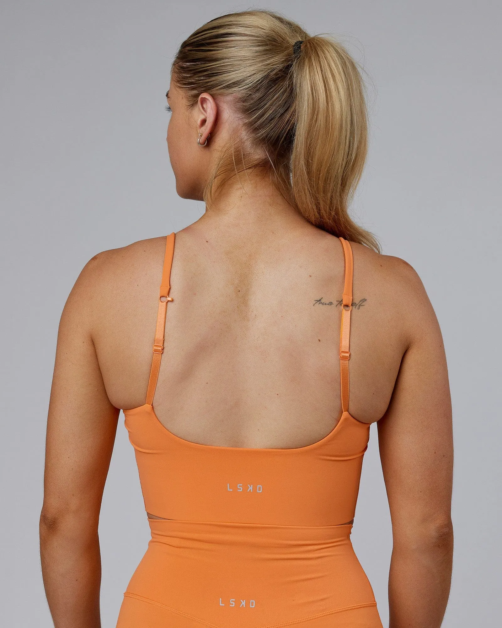 Streamline Sports Bra - Tangerine sold by LSKD product image thumbnail 5