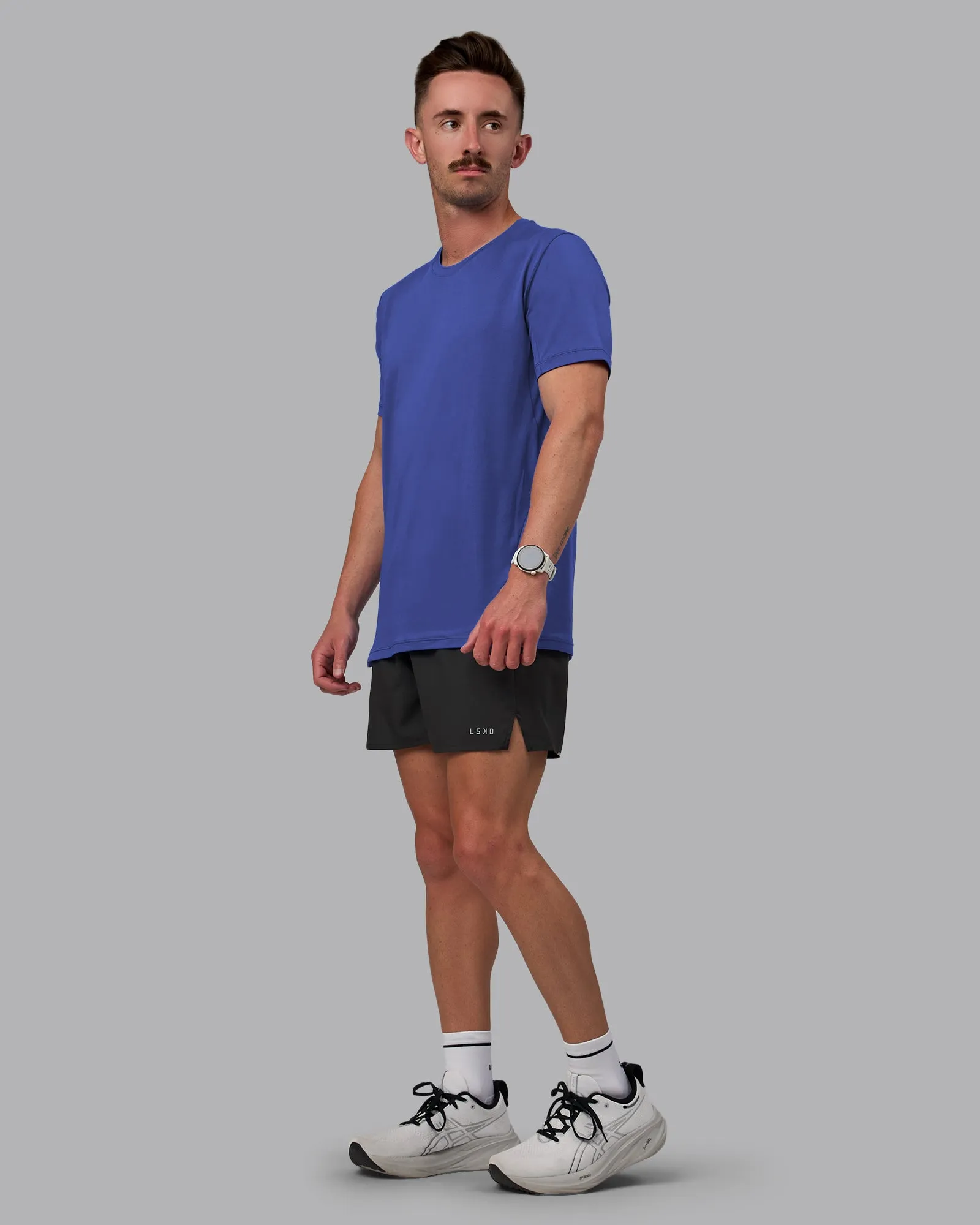 Pace Running Tee - Power Cobalt sold by LSKD product image thumbnail 3