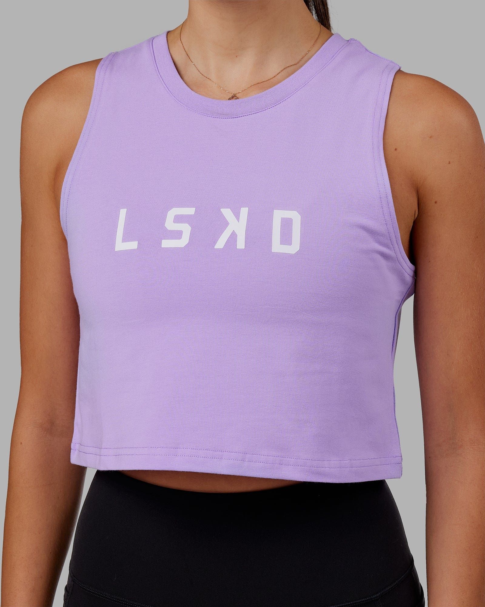 Agile FLXCotton Tank - Pale Lilac sold by LSKD product image thumbnail 5